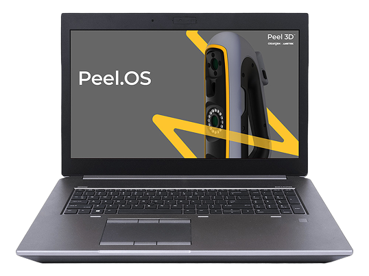 Ноутбук с программой Peel.OS